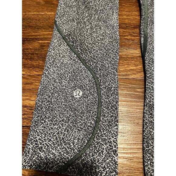 Lululemon Wunder Under Pants Black And White Size 2 - Picture 6 of 7